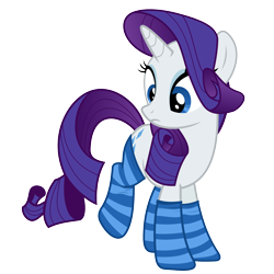 Size: 3000x3000 | Tagged: safe, artist:alexiy777, character:rarity, species:pony, clothing, female, high res, simple background, socks, solo, striped socks, transparent background, vector