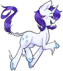 Size: 502x566 | Tagged: safe, artist:soullessteddybear, character:rarity, species:classical unicorn, female, leonine tail, simple background, solo, transparent background, unshorn fetlocks