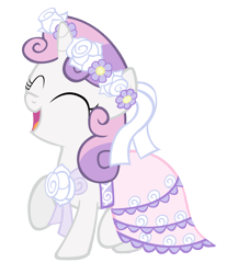 Size: 10000x11538 | Tagged: safe, artist:rainbowderp98, character:sweetie belle, .psd available, absurd resolution, clothing, dress, happy