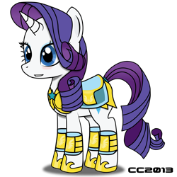 Size: 1280x1280 | Tagged: safe, artist:christiancerda, character:rarity, armor, armorarity, female, solo