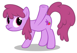 Size: 2500x1744 | Tagged: safe, artist:mlp-scribbles, character:berry punch, character:berryshine, female, simple background, solo, transparent background, vector