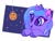 Size: 1000x750 | Tagged: safe, artist:lollipony, character:princess luna, species:alicorn, species:pony, g4, cookie, cute, solo, woona