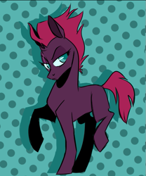 Size: 475x570 | Tagged: safe, artist:woollily, character:tempest shadow, species:pony, species:unicorn, g4, looking at you, solo