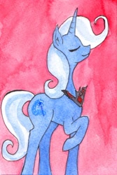 Size: 285x427 | Tagged: safe, artist:enuwey, character:trixie, species:pony, species:unicorn, episode:magic duel, g4, my little pony: friendship is magic, alicorn amulet, female, mare, solo, traditional art