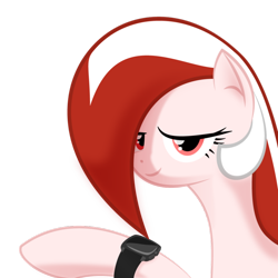Size: 894x894 | Tagged: safe, artist:parallaxmlp, oc, oc only, oc:opera, browser ponies, opera, smartwatch, solo