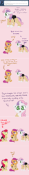 Size: 648x3825 | Tagged: safe, artist:nessia, character:apple bloom, character:scootaloo, character:sweetie belle, ask, crossover, cutie mark crusaders, ghostbusters, this apple bloom, tumblr