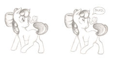Size: 1077x543 | Tagged: safe, artist:nessia, character:apple bloom, bambi, butterfly, female, parody, solo, this apple bloom