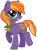 Size: 522x700 | Tagged: safe, artist:voodoo-tiki, character:abra-ca-dabra, species:bat, species:earth pony, species:pony, g3, female, g3 to g4, generation leap, halloween, mare, raised hoof, simple background, solo, starry eyes, transparent background, vector, wingding eyes
