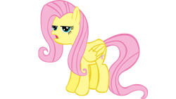 Size: 1920x1080 | Tagged: safe, artist:videogamehunter, character:fluttershy, female, reaction image, really reaction, solo