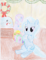 Size: 2550x3296 | Tagged: safe, artist:bigrinth, character:trixie, species:pony, species:unicorn, female, mare, solo, traditional art