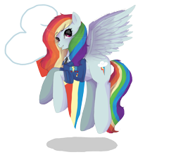 Size: 1900x1700 | Tagged: safe, artist:drawing-heart, character:rainbow dash, species:pegasus, species:pony, clothing, cutie mark, female, flying, mare, simple background, smiling, solo, transparent background, uniform, wonderbolts dress uniform