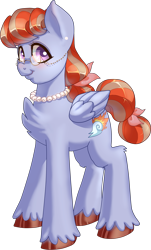 Size: 1573x2604 | Tagged: safe, artist:pyoo-kee-pony, oc, oc only, species:pegasus, species:pony, chest fluff, dark skyes, glasses, mrs. skyblaze, simple background, solo, transparent background, unshorn fetlocks
