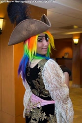 Size: 640x960 | Tagged: safe, artist:magyktrix, character:rainbow dash, species:human, cosplay, irl, irl human, photo, photography, pirate dash, solo