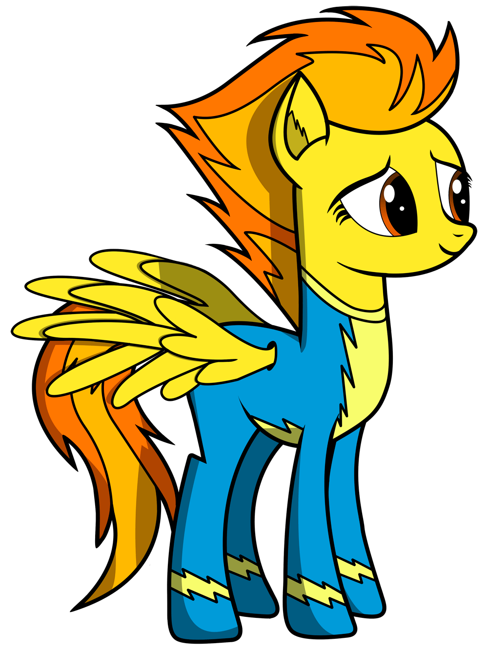Size: 1000x1333 | Tagged: source needed, safe, artist:koshakevich, character:spitfire, animated, female, solo