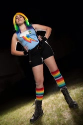 Size: 640x960 | Tagged: safe, artist:magyktrix, character:rainbow dash, species:human, cosplay, irl, irl human, photo, solo