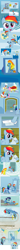 Size: 1200x14800 | Tagged: safe, artist:capt-nemo, character:blaze, character:misty fly, character:rainbow dash, character:soarin', character:spitfire, species:pegasus, species:pony, adult, aging, clothing, comic, female, filly, filly rainbow dash, goggles, male, mare, memories, older, older rainbow dash, sad, stallion, uniform, wonderbolts, wonderbolts uniform, younger