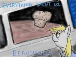 Size: 800x600 | Tagged: safe, artist:thelonelampman, character:derpy hooves, species:pegasus, species:pony, curiosity, female, jpl, mare, mars, muffin, nasa