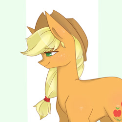 Size: 800x800 | Tagged: safe, artist:sheeppiss, character:applejack, female, solo