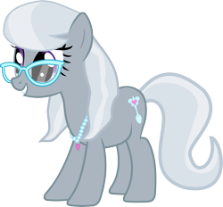 Size: 5553x5152 | Tagged: safe, artist:asdflove, character:silver spoon, absurd resolution, adult, female, glasses, older, older silver spoon, simple background, solo, transparent background, vector