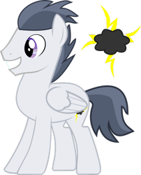Size: 900x1116 | Tagged: safe, artist:asdflove, character:rumble, species:pegasus, species:pony, adult, male, older, older rumble, simple background, solo, stallion, transparent background, vector