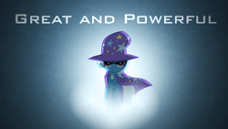Size: 1920x1080 | Tagged: safe, artist:ninga-bob, artist:northwestcore, character:trixie, species:pony, species:unicorn, cape, clothing, female, glow, great and powerful, hat, looking at you, mare, solo, trixie's cape, trixie's hat, vector, walking, wallpaper