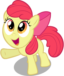 Size: 6400x7600 | Tagged: safe, artist:danton-damnark, character:apple bloom, absurd resolution, female, simple background, solo, transparent background, vector