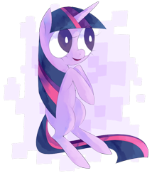 Size: 600x700 | Tagged: safe, artist:tearzah, character:twilight sparkle, species:pony, species:unicorn, female, happy, simple background, solo, transparent background