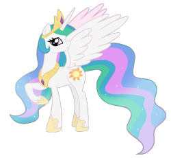 Size: 1309x1203 | Tagged: safe, artist:pauuhanthothecat, character:princess celestia, female, solo