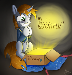 Size: 1058x1100 | Tagged: safe, artist:jphyperx, oc, oc only, oc:littlepip, species:pony, species:unicorn, fallout equestria, clothing, fanfic, fanfic art, female, mare, pipbuck, solo, vault suit