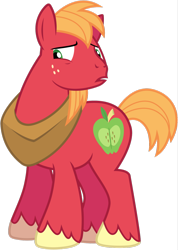 Size: 1024x1439 | Tagged: safe, artist:rainbowderp98, character:big mcintosh, species:earth pony, species:pony, episode:leap of faith, g4, my little pony: friendship is magic, .ai available, .svg available, face, male, reaction image, simple background, solo, stallion, transparent background, vector