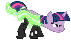 Size: 6667x3750 | Tagged: safe, artist:internationaltck, character:twilight sparkle, species:changeling, absurd resolution, simple background, transparent background, vector