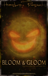 Size: 712x1121 | Tagged: safe, artist:pims1978, episode:bloom and gloom, g4, my little pony: friendship is magic, season 5, creepy, crescent moon, face in the moon, moon, movie poster, shadow bloom