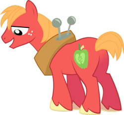 Size: 929x859 | Tagged: safe, artist:iamadinosaurrarrr, character:big mcintosh, species:earth pony, species:pony, male, simple background, solo, stallion, transparent background, vector