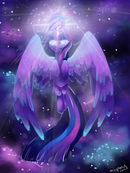 Size: 1024x1365 | Tagged: safe, artist:mapony240, character:twilight sparkle, character:twilight sparkle (alicorn), species:alicorn, species:pony, female, magic, mare, solo
