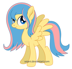Size: 600x572 | Tagged: safe, artist:seiani, oc, oc only, oc:fluttersentry, species:pegasus, species:pony, solo