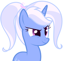 Size: 646x612 | Tagged: safe, artist:twilight7070, character:trixie, species:pony, species:unicorn, alternate hairstyle, female, mare, solo