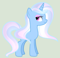 Size: 400x389 | Tagged: safe, artist:twilight7070, character:trixie, species:pony, species:unicorn, alternate hairstyle, female, makeup, mare, solo