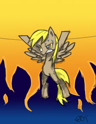 Size: 2100x2700 | Tagged: safe, artist:yikomega, character:derpy hooves, species:pegasus, species:pony, celestial mechanics, female, mare, sun, tangible heavenly object