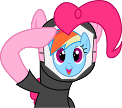 Size: 1000x887 | Tagged: safe, artist:twitchy-tremor, character:pinkie pie, character:rainbow dash, episode:pinkie spy, g4, my little pony: equestria girls, spy, team fortress 2