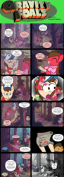Size: 2406x6574 | Tagged: safe, artist:pipersack, character:doctor whooves, character:minuette, character:time turner, blob pony, comic, dipper pines, eighth doctor, eleventh doctor, fifth doctor, first doctor, fourth doctor, gravity falls, mabel pines, ninth doctor, ponified, second doctor, seventh doctor, sixth doctor, slendermane, slenderpony, tenth doctor, third doctor