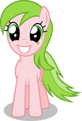 Size: 1024x1502 | Tagged: safe, artist:mandydax, character:red gala, species:earth pony, species:pony, apple family member, background pony, female, mare, simple background, solo, transparent background, vector