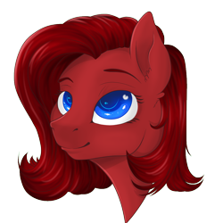 Size: 1000x1000 | Tagged: safe, artist:schokocream, oc, oc only, oc:ink rose, species:pony, species:unicorn, bust, female, mare, portrait, simple background, solo, transparent background