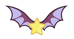 Size: 1128x589 | Tagged: safe, artist:rish--loo, oc, oc only, oc:starway, bat wings, cutie mark, cutie mark only, no pony, simple background, stars, transparent background, vector