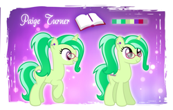 Size: 1527x974 | Tagged: safe, artist:rish--loo, oc, oc only, oc:paige turner, species:pony, species:unicorn, bookworm, female, librarian, mare, nerdy, reference sheet