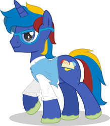 Size: 2311x2647 | Tagged: safe, artist:adog0718, oc, oc only, oc:astral mythos, species:pony, species:unicorn, cutie mark, glasses, redesign, simple background, transparent background, vector