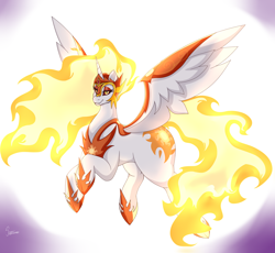 Size: 5000x4600 | Tagged: safe, artist:sunlover, character:daybreaker, character:princess celestia, species:alicorn, species:pony, episode:a royal problem, g4, my little pony: friendship is magic, absurd resolution, female, fire, large butt, mare, solo