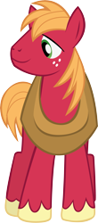 Size: 2275x5148 | Tagged: safe, artist:waranto, character:big mcintosh, species:pony, absurd resolution, male, simple background, solo, transparent background, vector
