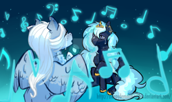Size: 1024x605 | Tagged: safe, artist:sleepydemonmonster, oc, oc only, species:pony, episode:music to my ears, g4, my little pony: equestria girls, beautiful, commission, crying, love, singing