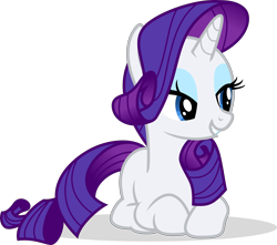 Size: 4050x3575 | Tagged: safe, artist:cencerberon, character:rarity, species:pony, species:unicorn, .svg available, absurd resolution, bedroom eyes, cute, eyeshadow, female, makeup, mare, prone, raribetes, show accurate, simple background, smiling, solo, transparent background, vector
