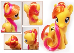 Size: 809x581 | Tagged: safe, artist:shadow1085, official, character:bumblesweet, character:honeybuzz, species:pony, brushable, irl, photo, solo, toy